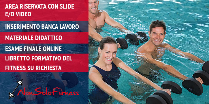 iscriviti al corso di Istruttore Acquagym